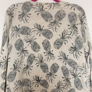 Target brand pineapple cardigan